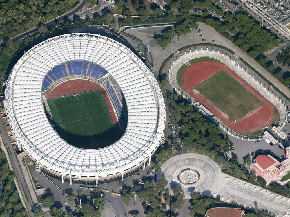 Стадионы италии. Стадио Олимпико стадион. Стадион Олимпико Рим. Стадион "Олимпико" в Риме, Италия. Олимпийский стадион в Риме (Stadio Olimpico Rome).
